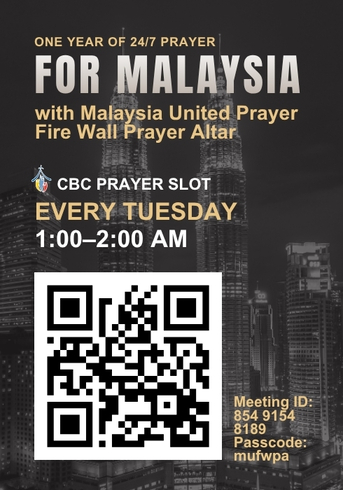One Year of 24/7 Prayer for Malaysia